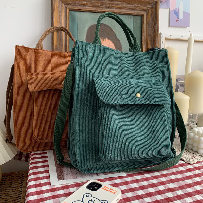 Handbag Casual Tote With Outside Pocket