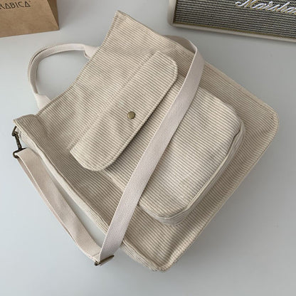 Handbag Casual Tote With Outside Pocket