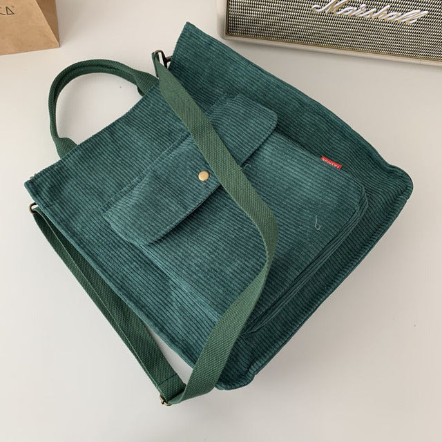 Handbag Casual Tote With Outside Pocket