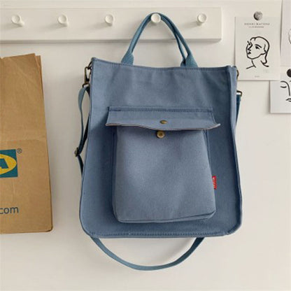 Handbag Casual Tote With Outside Pocket