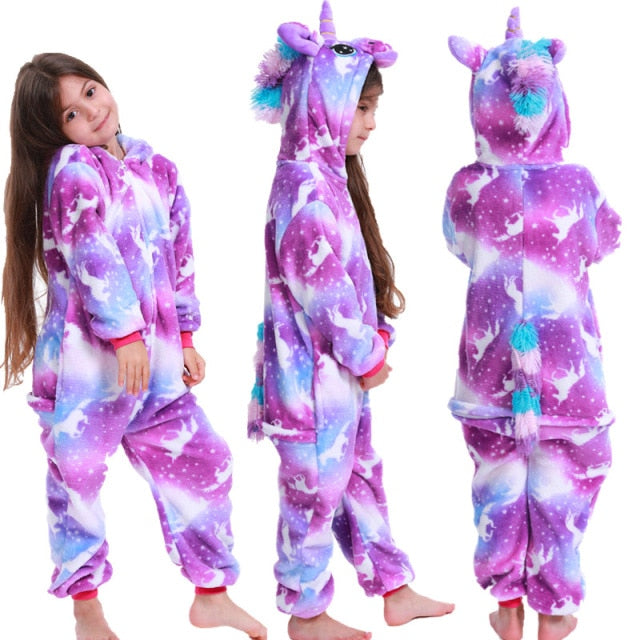 Children Kids Unicorn Panda Pajamas