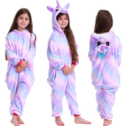 Children Kids Unicorn Panda Pajamas