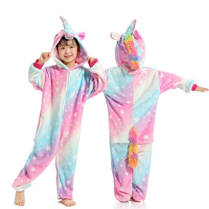 Children Kids Unicorn Panda Pajamas