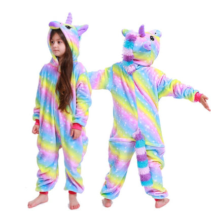 Children Kids Unicorn Panda Pajamas