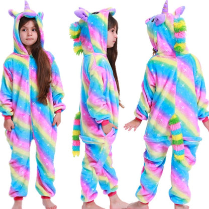 Children Kids Unicorn Panda Pajamas