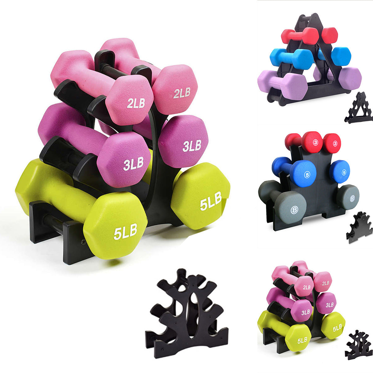 Weightlifting Dumbbell Bracket Triangle