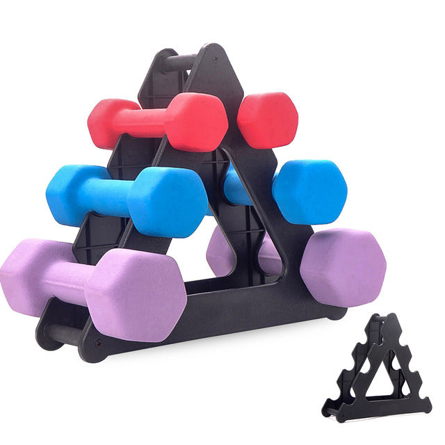 Weightlifting Dumbbell Bracket Triangle