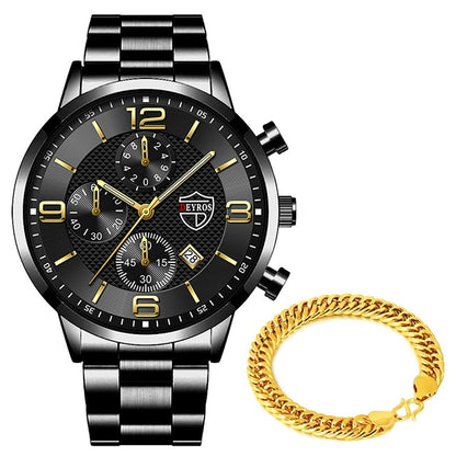 Luxury Business Watch Stainless Steel