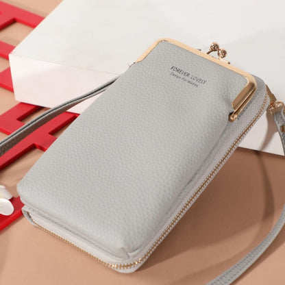 Mobile Phone Bags With Metal Opening Cross body Bag