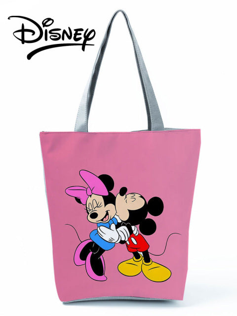 Disney Mickey Minnie Printed Handbag