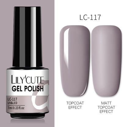 Nail Gel Polish Color Semi Permanent Matte