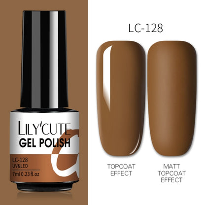 Nail Gel Polish Color Semi Permanent Matte