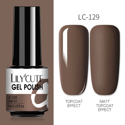 Nail Gel Polish Color Semi Permanent Matte