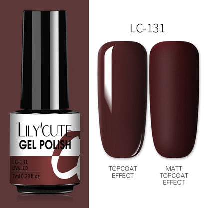 Nail Gel Polish Color Semi Permanent Matte