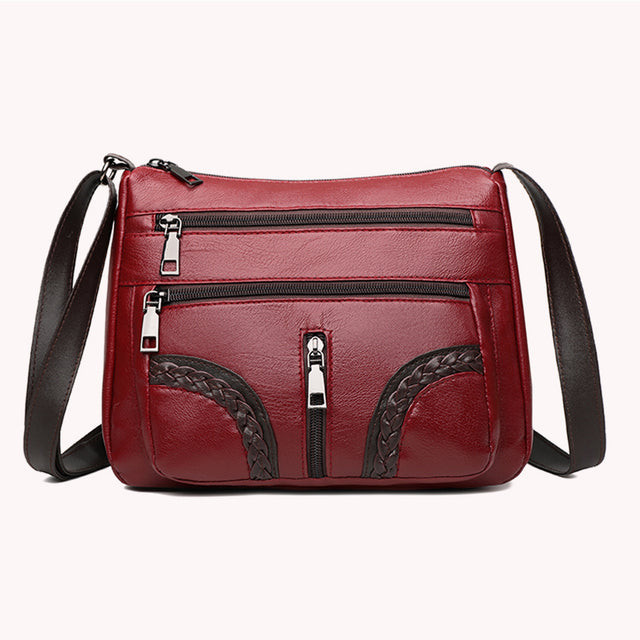 Elegant Soft PU Leather Cross body Bag