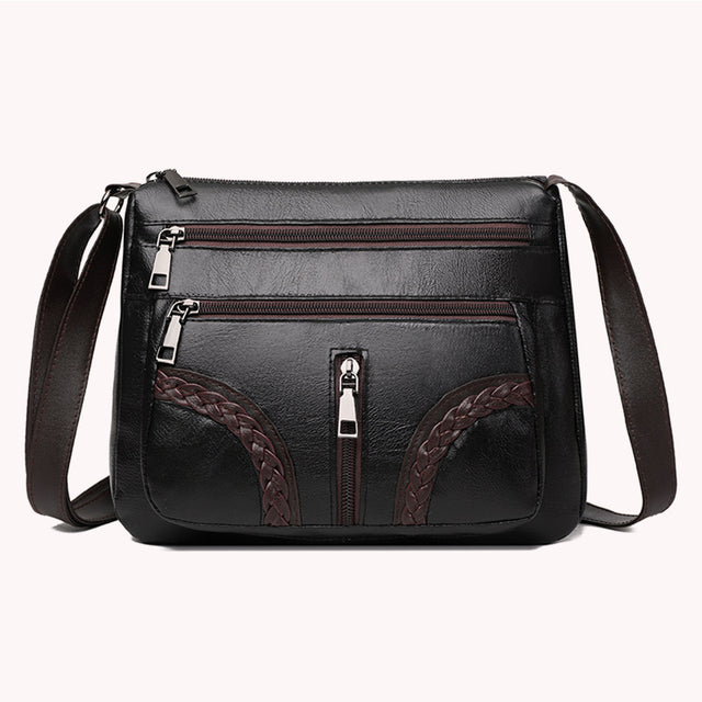 Elegant Soft PU Leather Cross body Bag