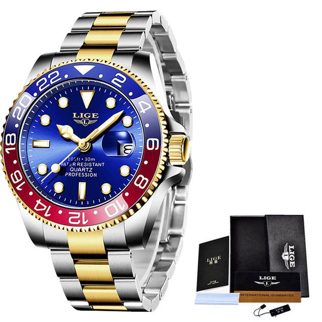 Luxury Fashion Diver Watch  Waterproof