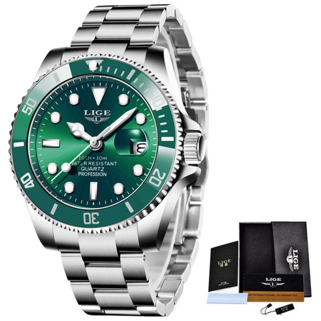 Luxury Fashion Diver Watch  Waterproof