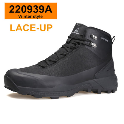 Leather Platform Sneakers for Hiking