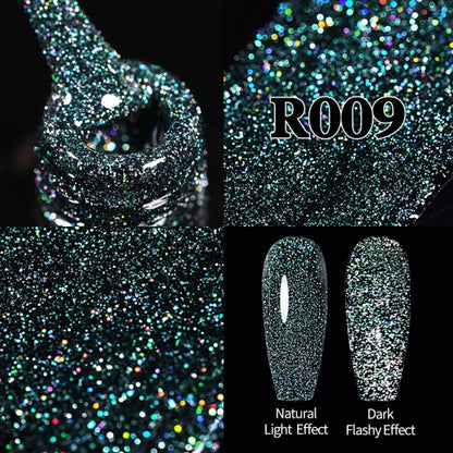 Reflective Glitter UV Gel Nail Polish Rose