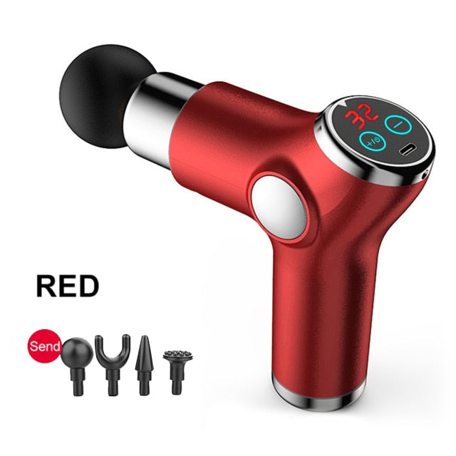 Speed Massage Gun Mini LCD Display