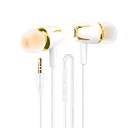 Wired Earphone Electroplating Bass Stereo