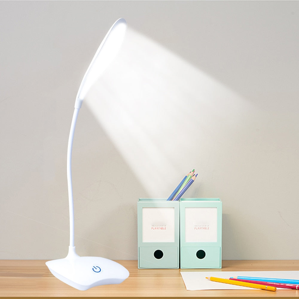 Office Bright Table Lamp Rechargeable Battery