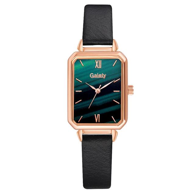 Luxury Square Green Dial Bracelet