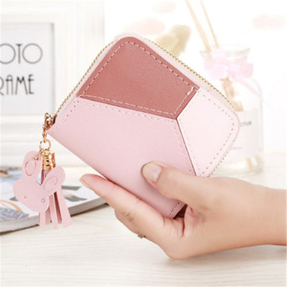 Geometric Patchwork PU Leather