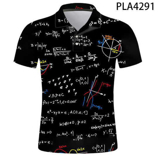 Polo Homme Starry Sky 3D Printed