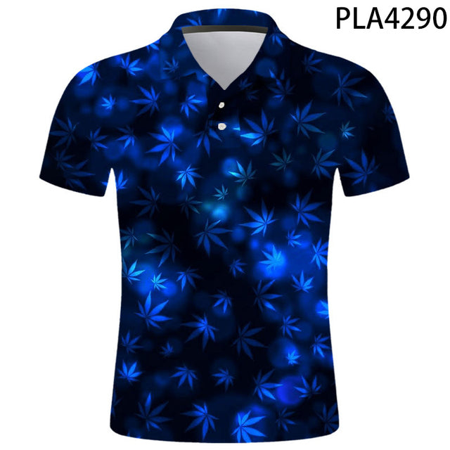 Polo Homme Starry Sky 3D Printed