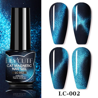 Reflective Cat Magnetic Gel Nail Polish