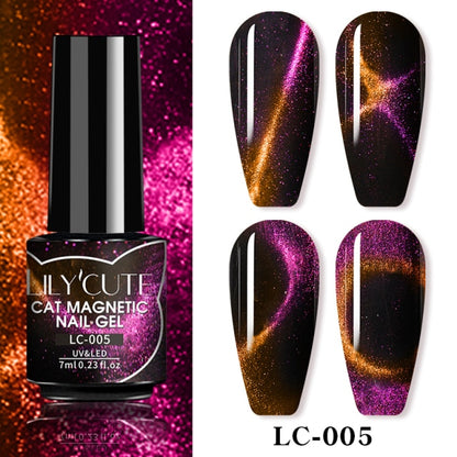 Reflective Cat Magnetic Gel Nail Polish