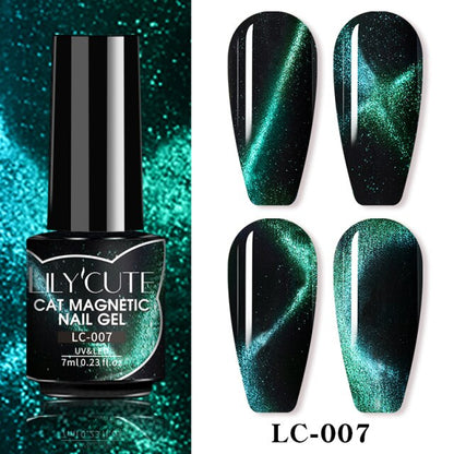 Reflective Cat Magnetic Gel Nail Polish