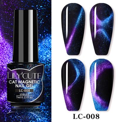 Reflective Cat Magnetic Gel Nail Polish