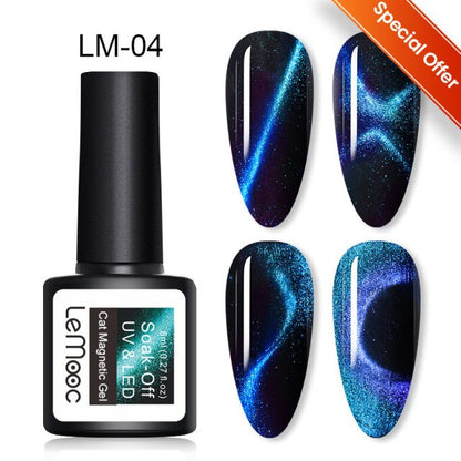 Reflective Cat Magnetic Gel Nail Polish