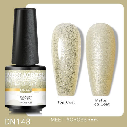 Reflective Glitter Thermal UV Nail Gel Polish