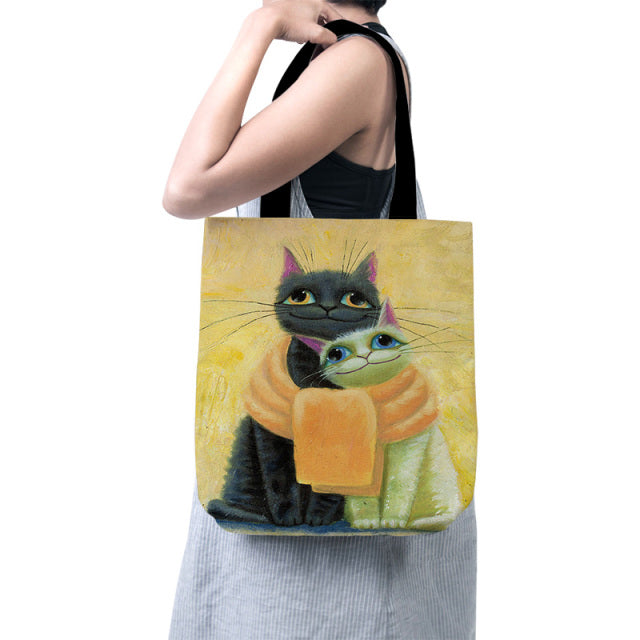 Cartoon Little Prince Women Canvas Shopper Bag