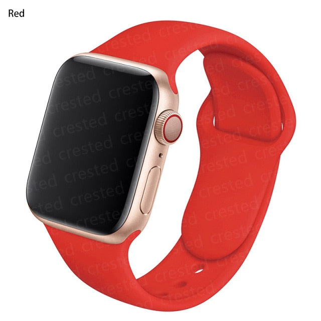 Silicone Strap For Apple watch band