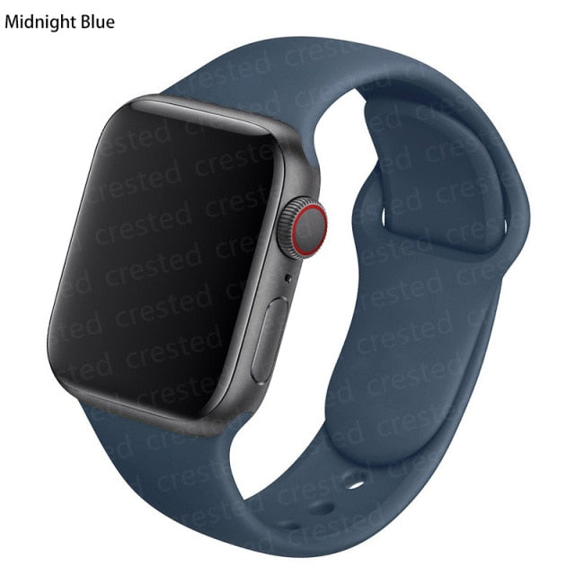 Silicone Strap For Apple watch band