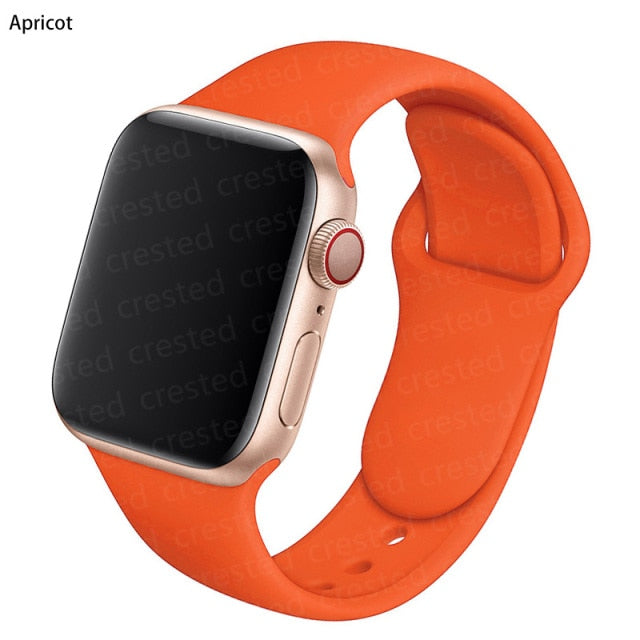 Silicone Strap For Apple watch band