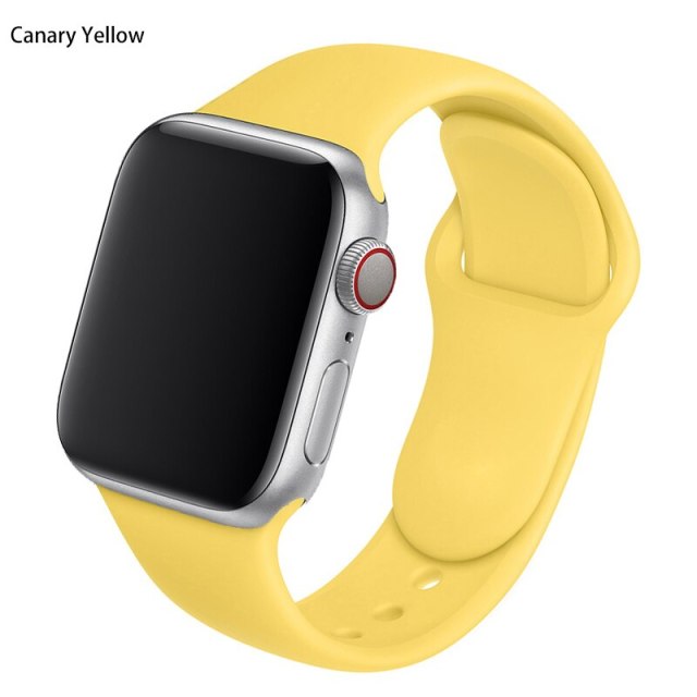 Silicone Strap For Apple watch band