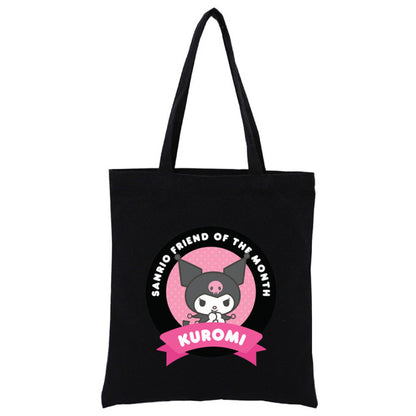 Little Black Bunny Cat Rock Reusable Shopping Bag