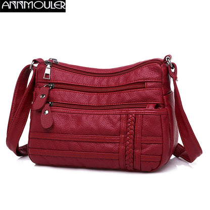 Pu Soft Leather Shoulder Bag