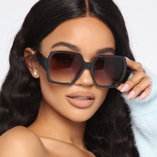 Vintage Oversize Square Sunglasses