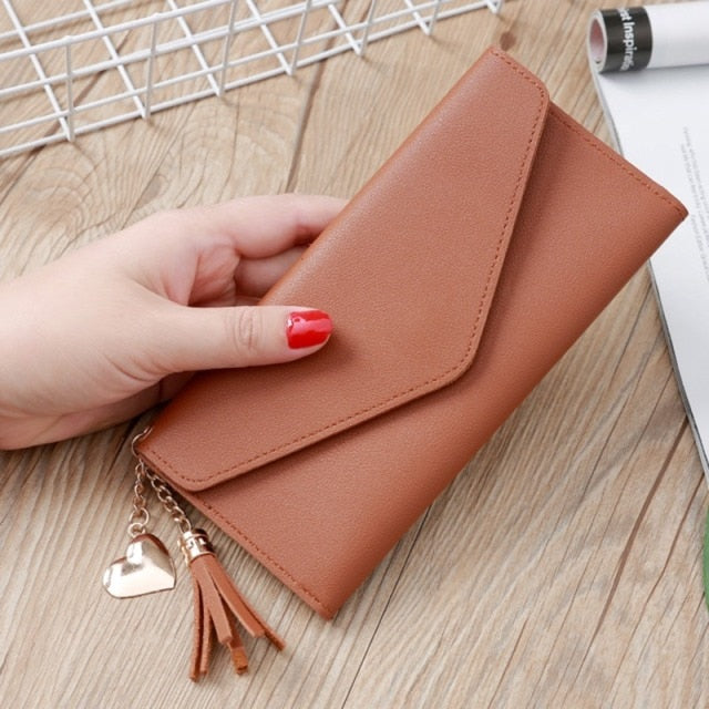 Brand Designer Short Coin Cluth Purses Leather Long Wallets