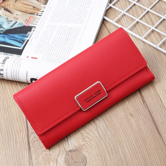 Brand Designer Short Coin Cluth Purses Leather Long Wallets