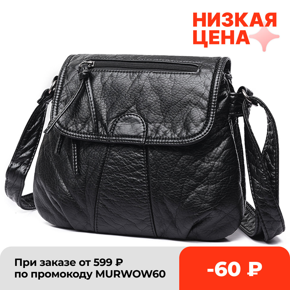 High Quality Cross body Bag Soft PU Leather