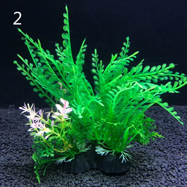 Kinds Artificial Aquarium Decor Plants