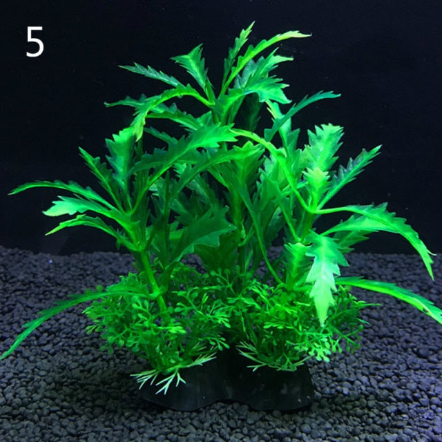 Kinds Artificial Aquarium Decor Plants